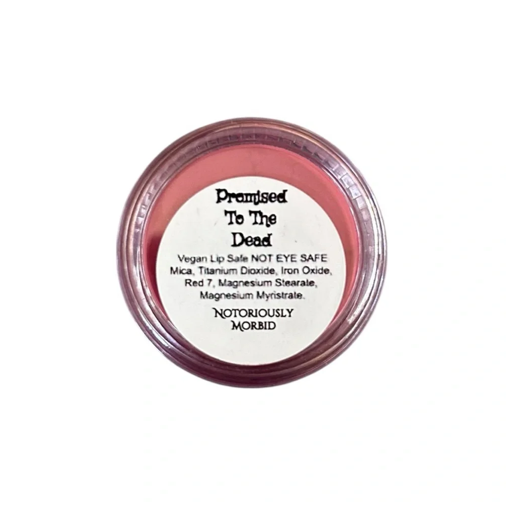 Notoriously Morbid Vegan Loose Powder Blush Promised to the Dead Limited Edition